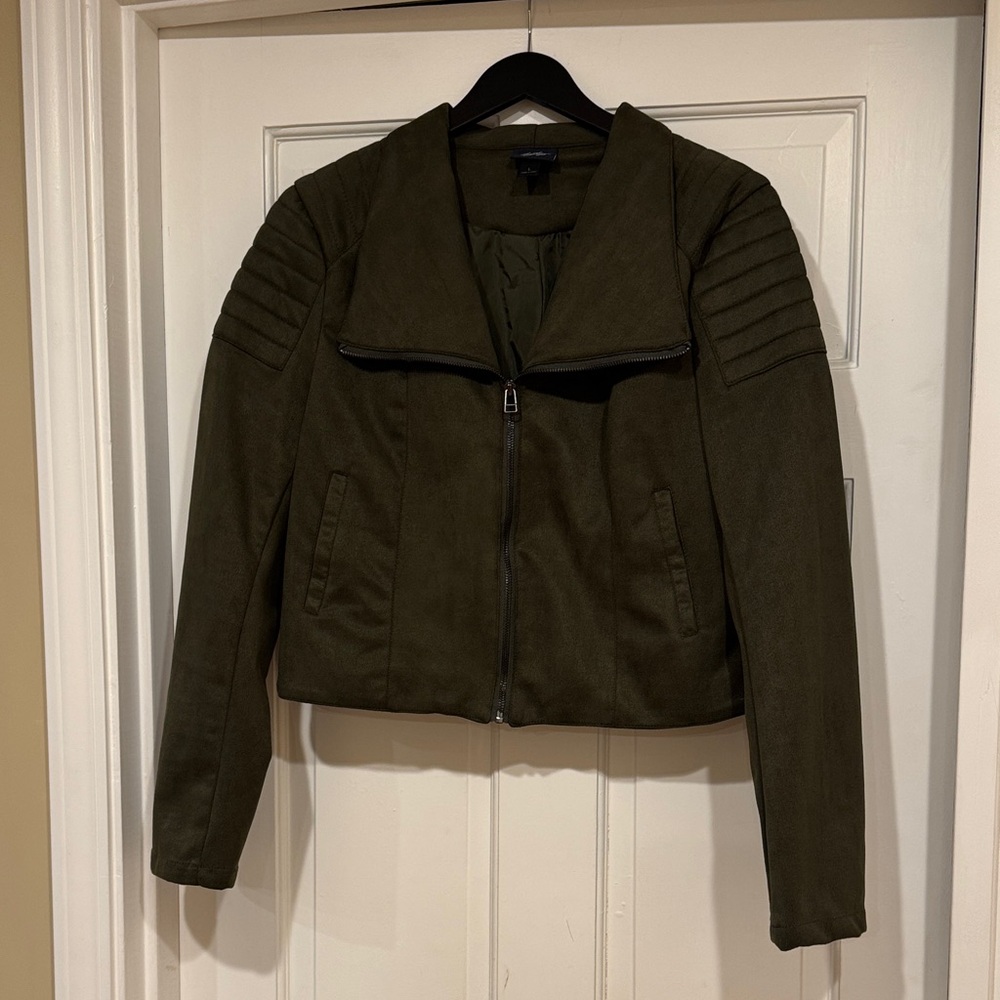 Daytrip Dark Olive Bomber Jacket